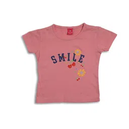 Sportking Girls Typography Printed Cotton Top-image-93