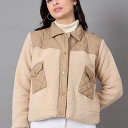 Club York Women Colourblocked Lightweight Bomber Jacket-picture-6