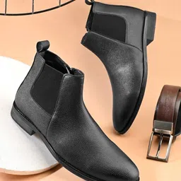 Provogue Men Men Pointed Toe Chain Boots-picture-38