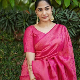 RUNAYA NX Ethnic Motifs Zari Pure Silk Banarasi Saree image 5