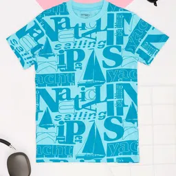 Pantaloons Junior Boys Typography Printed Pockets T-shirt-picture-18