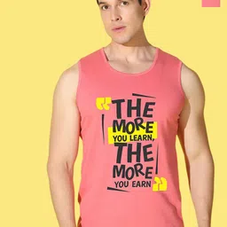 WOOSTRO Pack Of 2 Printed Combed Cotton Gym Vests -VWS26(RUN PEACH)(98 WHITE)-picture-22