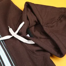 V-Mart Boys Striped Hooded Sweatshirt image 4