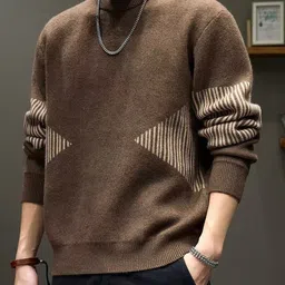 Mast & Harbour Men Striped Pullover image 4