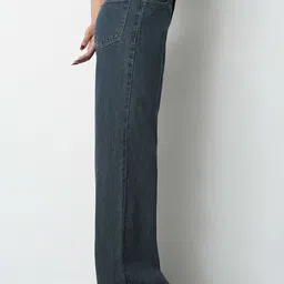 ZUYA Women Wide Leg High-Rise Cotton Jeans image 2