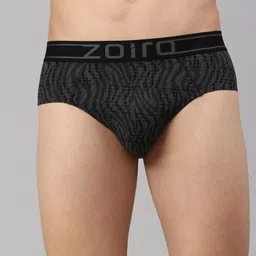 Zoiro Printed Modal Mid-Rise Basic Briefs image 3