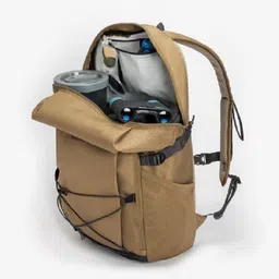 qeachua Medium 30 L Laptop Backpack 30L Outdoor Hiking & Travel Backpack – Durable, Multi-Compartment-BROWN image 3