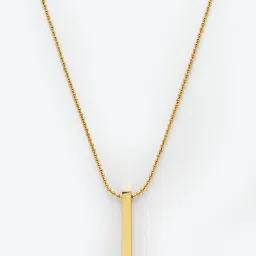 NVR Rhodium-Plated Geometric Pendants with Chains image 3