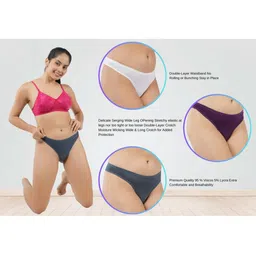 ORLIZEA Set Of 3 Cotton Blend Thongs image 3