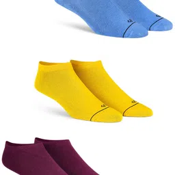 Dynamocks Unisex Pack Of 3 Ankle Length Socks-image-8
