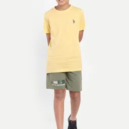 PUPPET-NX Boys Mid-Rise Running Cotton Sports Shorts-image-8