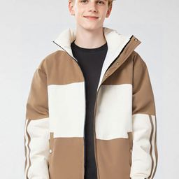 StyleCast x Revolte Men Colourblocked Tailored Jacket-picture-2