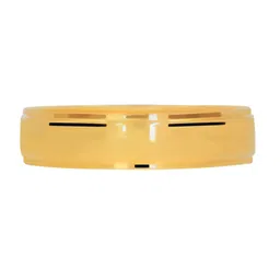 BHIMA 22K BIS Hallmark 916 Purity Yellow Gold Solid Plain Gold Couple Band Ring image 2
