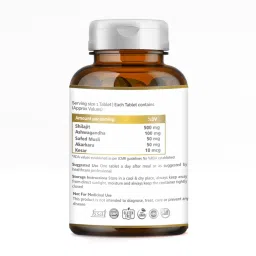 Vaamveda Shilajit Capsules for Men with Ashwagandha Safed Musli Akarkara and Kesar – 60 Ayurvedic Capsules image 2