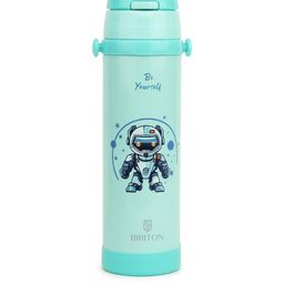 Briiton Blue Printed Double Wall Vacuum Stainless Steel Water Bottle-picture-17