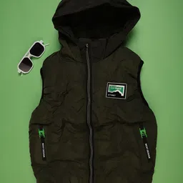 V-Mart Boys Padded Jacket with Patchwork-picture-17