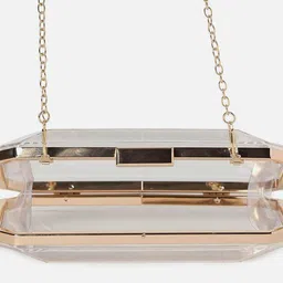 HAUTE SAUCE by Campus Sutra PU Structured Sling Bag image 4