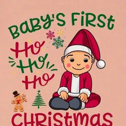 Arvesa My First Christmas Printed Bodysuit image 3