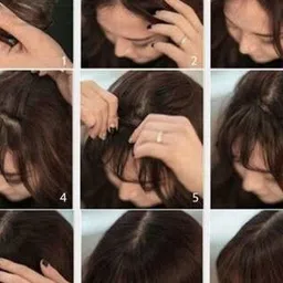 VIEWS Clip-In Wavy Scalp Topper Hair Extension - Black- 7 Inches image 4