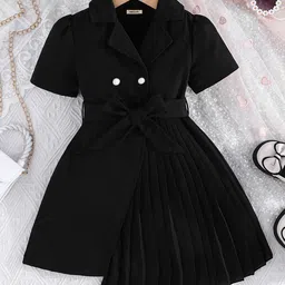 INCLUD Girls Self Design Fit & Flare Dress-picture-28