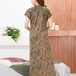 TRUNDZ Printed Maxi Nightdress image 4
