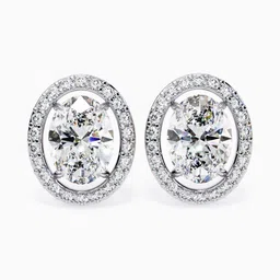 VALANOVA BIS Hallmark 18KT White Gold Diamond Studded Earrings- 3.5 gm-picture-37