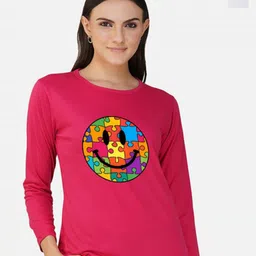 Metronaut Women 2 Printed Bio Finish Applique T-shirt-picture-15