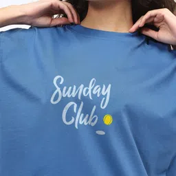 NOBERO Drop-Shoulder Sleeves Oversized Pure Cotton T-shirt image 4