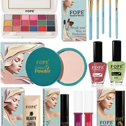 FOPE Set Of 14 Foundation, Compact, Lipstick , Nail Paint, Eyeshadow, Mascara & Eyeliner-picture-58