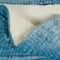 Nivasam Blue & Blue Checked Microfiber Mild Winter 600 GSM Duvet image 3