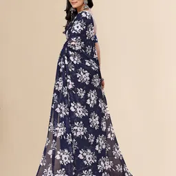 Moda Rapido Floral Printed Saree With Blouse Piece image 2