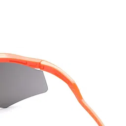 SPADEACES Unisex Orange Lens & Orange Sports Sunglasses with image 2