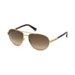 Ermenegildo Zegna Men Aviator Sunglasses with UV Protected Lens EZ0011 62 30F image 2