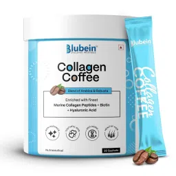 Blubein Real Collagen Coffee for Men & Women | Premium blend of Arabica & Robust with Marine Collagen, Biotin, Vitamin-C, Hyaluronic Acid | Glowing Skin, Strong Hair & Nails-picture-19