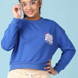 V-Mart Girls Cotton Printed Long Sleeves Sweatshirt-image-84