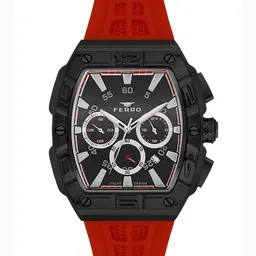 Ferro Men Brass Dial & Straps Analogue Watch FM11526D-ZK2-picture-41