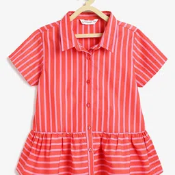Campana Cotton Striped Cotton Peplum Top-picture-17