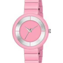 CSAMON Women Round Dial & Bracelet Style Straps Analogue Watch Csamon_33_lightPink-picture-5