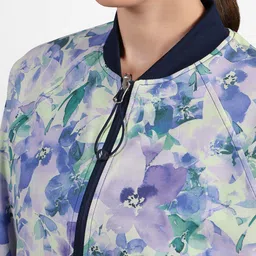Skechers Women Gowalk Seascape Floral Revers Jackets image 4