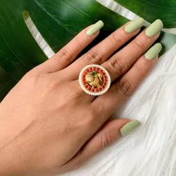 I Jewels Women Gold-Plated Stones-Studded Finger Ring-picture-37