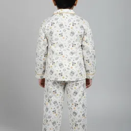 YK Boys Printed Night suit image 2