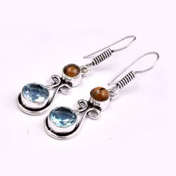 AAR Jewels Silver-Plated German SilverDrop Earrings-image-59