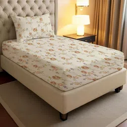 IVAZA Cream Geometric 140 Polycotton Single-image-42