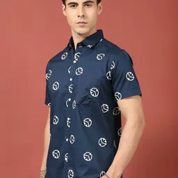 Voroxy Men Relaxed Printed Casual Shirt image 5