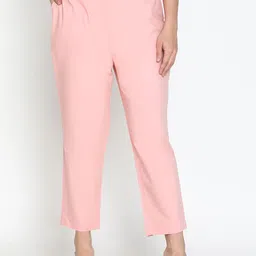 SHINGORA Women Relaxed Pleated Trousers-image-42