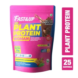 Fast & Up Plant Protein Women For Hormonal Balance, Daily Health & Weight Management Plant-Based Protein (750 g, Chocolate)-picture-28