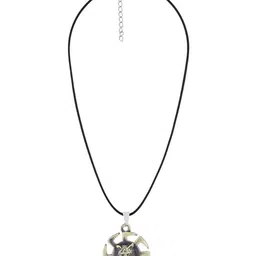 P. R. PRINTS Silver-Plated Stainless Steel Lion Dragon Pendant With Chain-picture-13