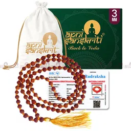 Apnisanskriti Unisex Rudraksha Mala Necklace-picture-15
