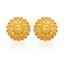 Luv Fashion Gold-Plated Circular Studs-image-50
