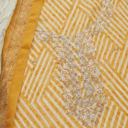 Soch Printed Unstitched Dress Material image 2